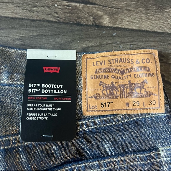 Levi's Pride Collection 517 Bootcut Gold Jeans Size 29x30 - Picture 8 of 11